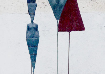 1 Geometrie variable, private collection, acrylic plaster, 70cm*