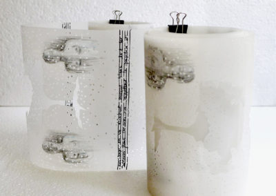1 NY and the pear tree, mylar, China ink, neocolor,16 X 350 cm