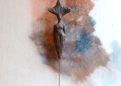 1 Storytelling, detail, mylar, acryl, acrylic plaster, private collection 61 X24cm*