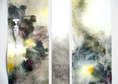 3 The search, acryl, mylar, acrylic plaster, 50X70cm*