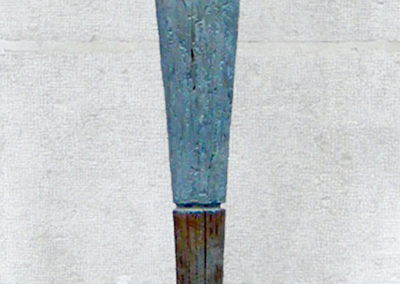 4 Bleu glacier, colored cast concrete, 2m*