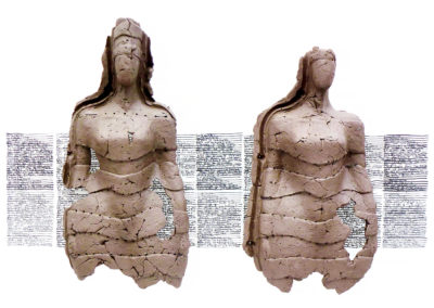 5 Connect , private collection, plexi, black clay, China ink, 50 X 70 cm*