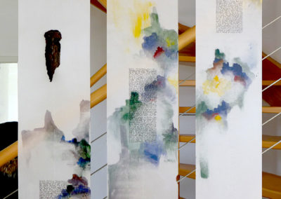 6 Ariane, mylar, acryl, acrylic plaster, 25X350cm*