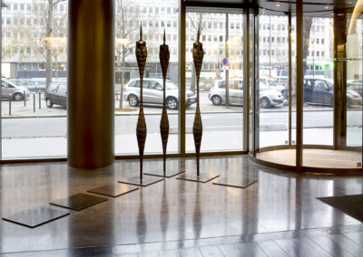 8 Orbe, bronze, 2m, for Kaufman & Broad's main entrace hall,Paris*